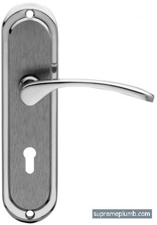 Toulouse Lever Lock - Chrome Plated - Matt Chrome 